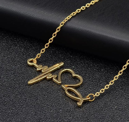 Women Love Heart Necklace