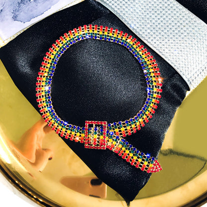 Full Rhinestone Choker Necklaces