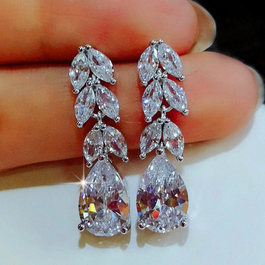 Earrings Wedding Gold For Big Hoop